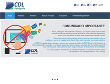 Tablet Screenshot of cdlpetropolis.com.br